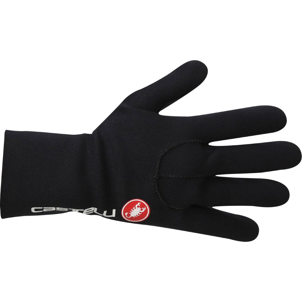 Castelli Diluvio Light Glove - Black/Red - S/M