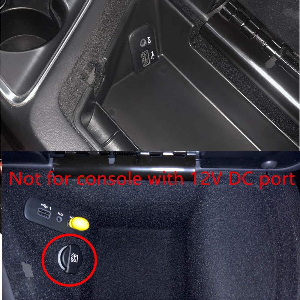JOJOMARK Compatible with 2019 Dodge Challenger Accessories Center Console Tray Organizer Armrest Box Secondary Storage Compatible with 2015 2016 2017 2018 2019 Dodge Challenger