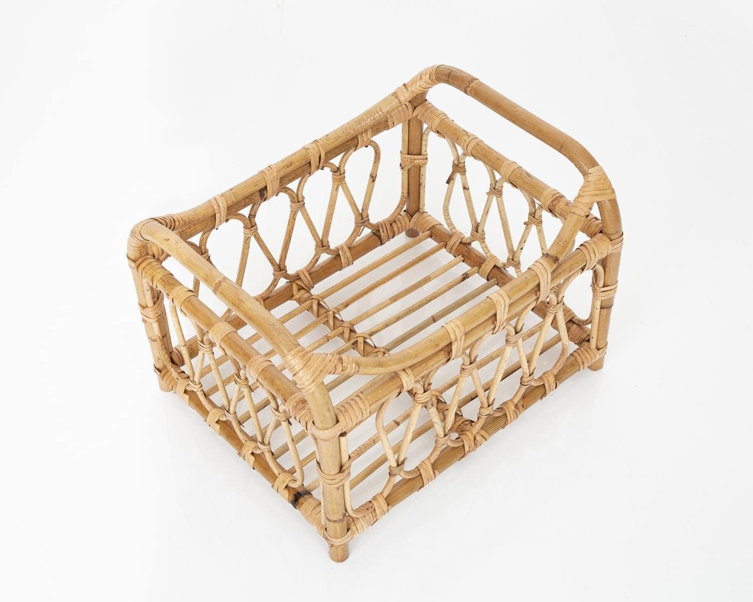 K Kackool Baby Photography Props Bamboo Basket Newborn Photo Prop Posing Props for Photographyers