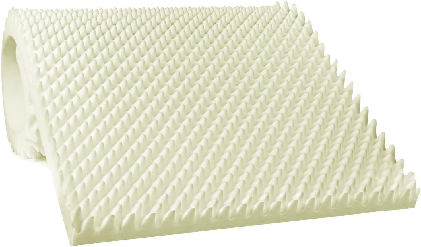 Egg Crate Mattress Topper, Ventilated, Convoluted Foam for Pressure Sores and Pain Relief, Medical Grade Urethane for Therapeutic Support and Recovery, Hospital Bed Twin (79
