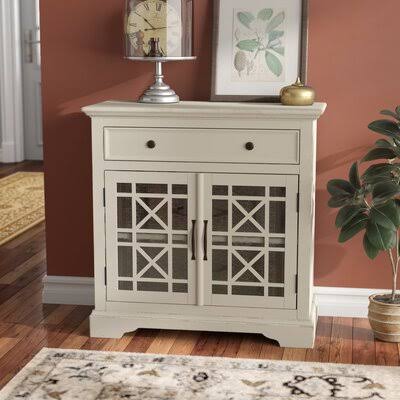 Daisi 2 Door Accent Cabinet Mistana Color: Cream