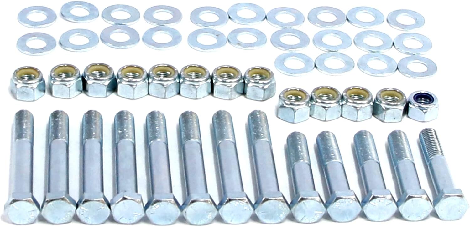 Track Bar & Lower Control Arm Bolts Upgrade Kit compatible with Jeep Wrangler JK JKU 2007-2018