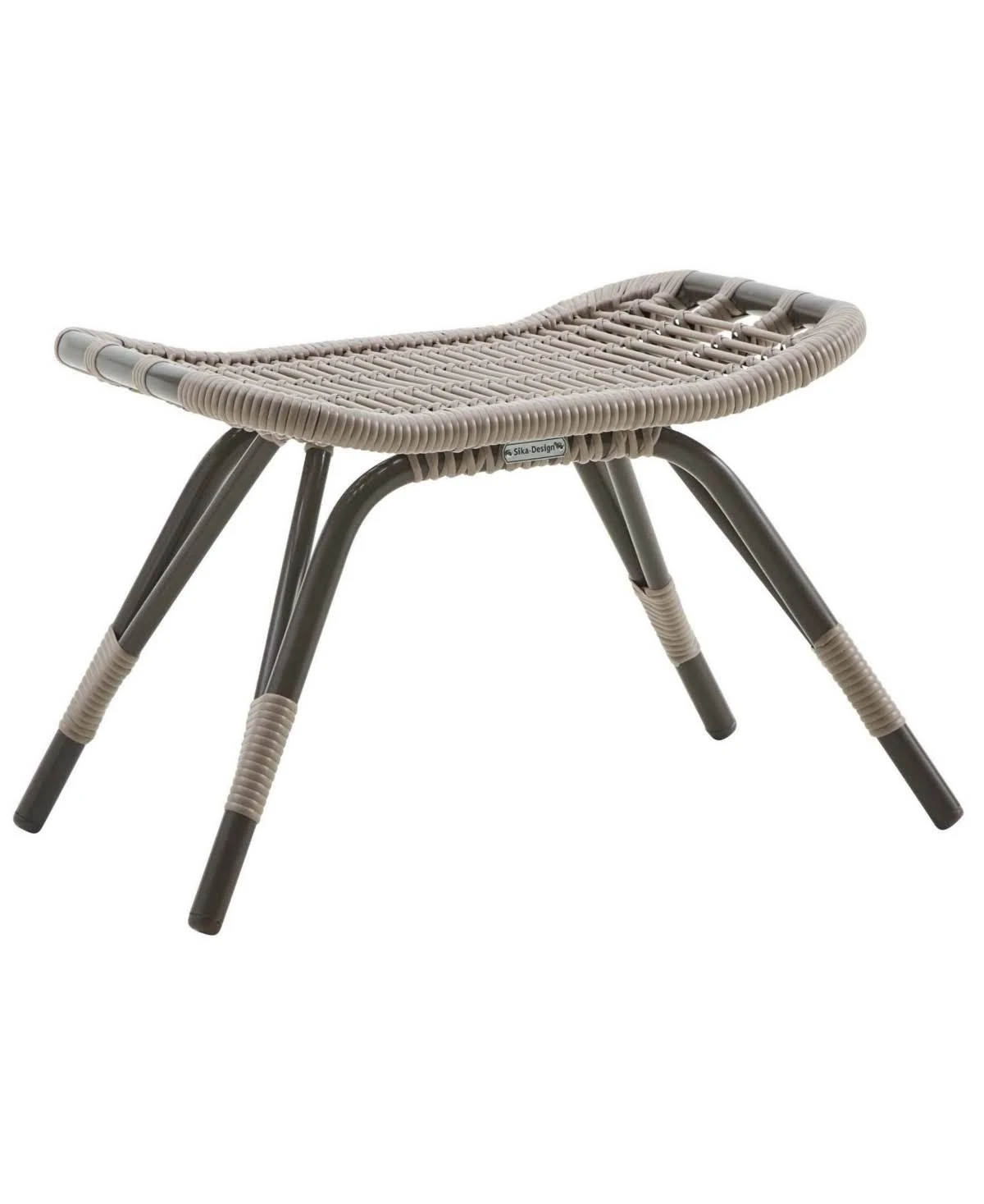 Sika Designs Monet Outdoor Foot Stool - Moccachino