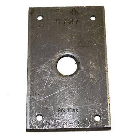 Pro-Flex 1/2 inch Termination Plates, Pack of 12 PFTP1212B - Hearth Products