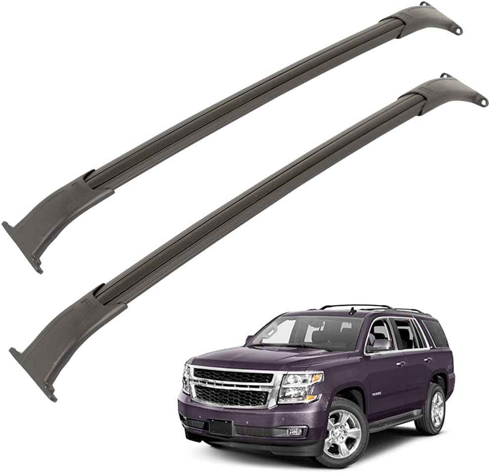 TUNTROL Roof Rack Cross Bars Fit for 2015-2020 Chevrolet Suburban & Tahoe, GMC Yukon & Yukon XL, Cadillac Escalade & Escalade ESV