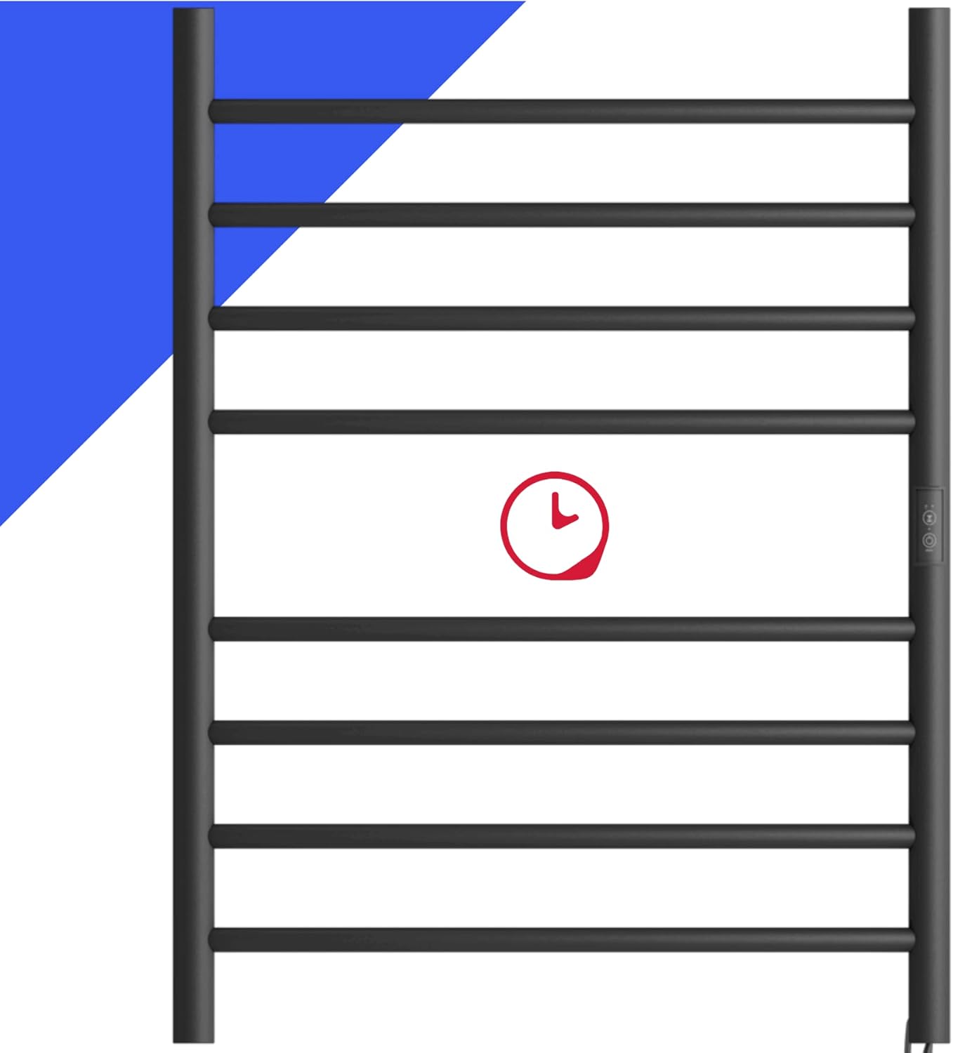 bbee.tech Heated Towel Rack, Towel Warmer with Timer, Wall Mounted hot Towel Warmer for Bathroom, Hardwired or Plug-in Models