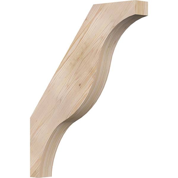 3 1/2x22W x 26x22D x 32x22H Funston Smooth Brace, Douglas Fir