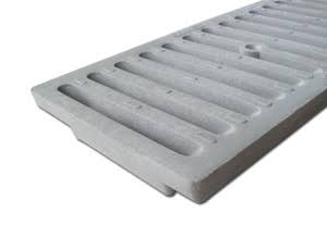 NDS Dura Slope Plastic Grate - Light Gray (Each)