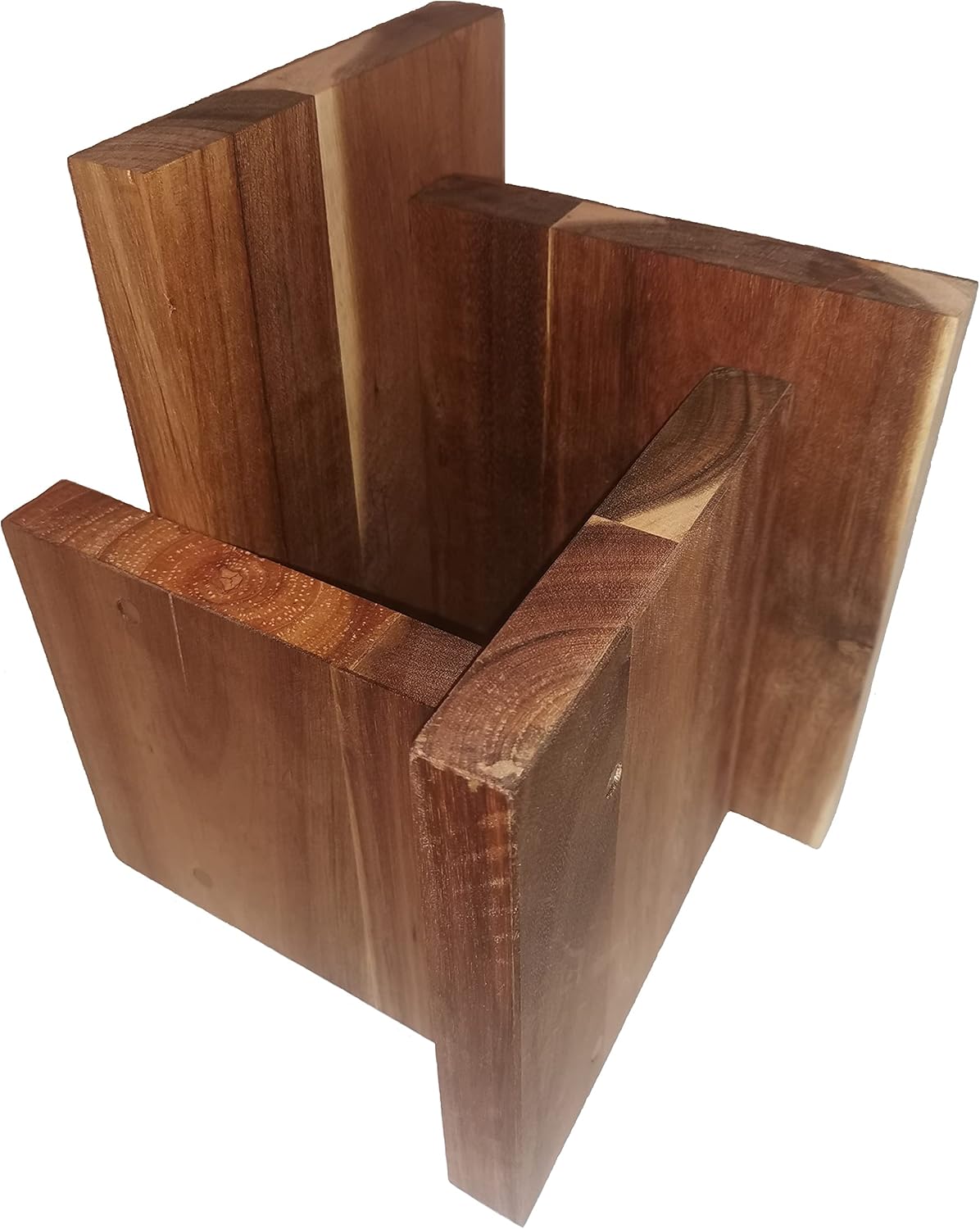 Resafy Magnetic Knife Block Knives Display Stable Board Holder Rack Magnetic Stands with Strong Enhanced Magnets on Both Sides Anti-slip Feet