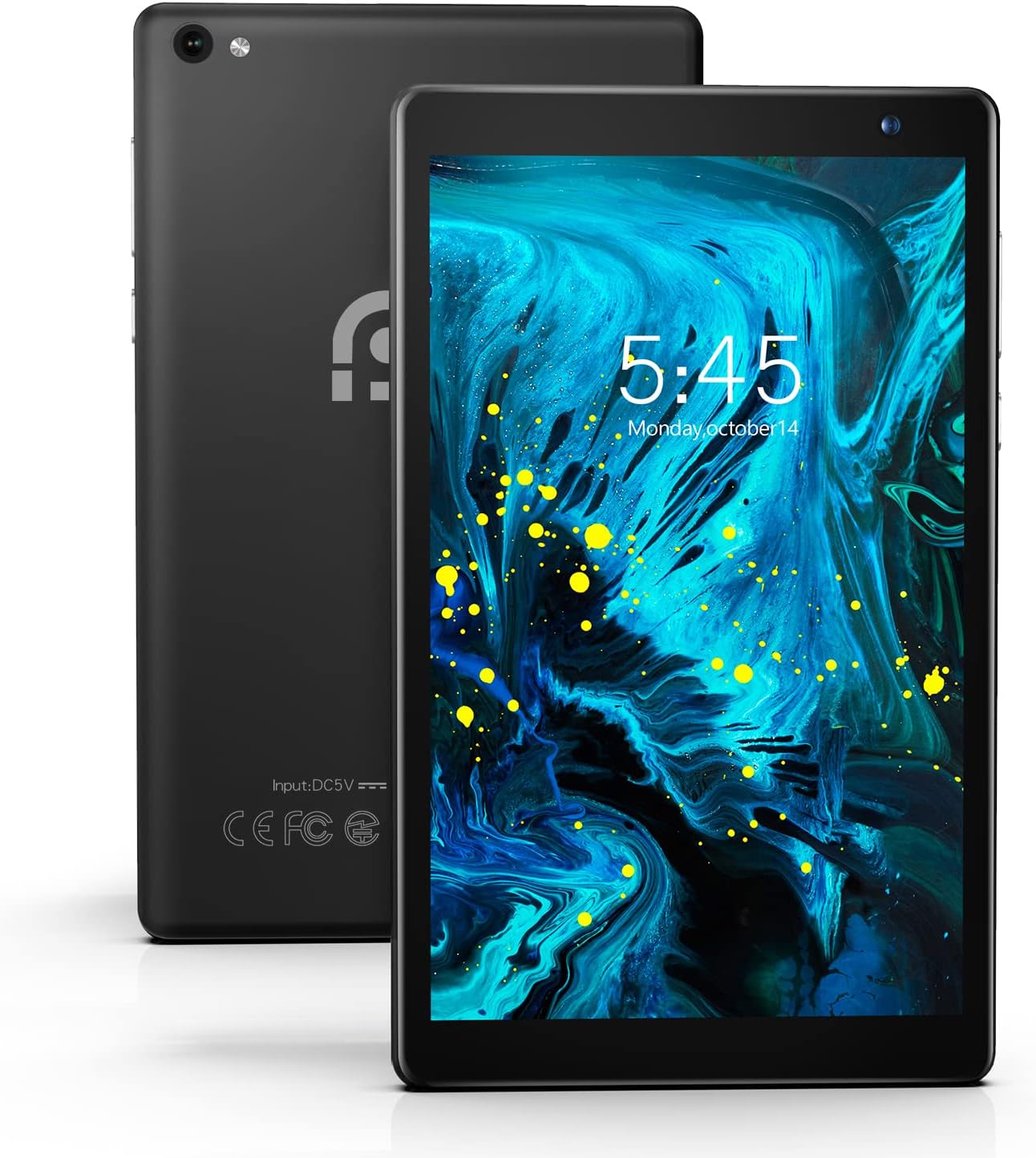 Pritom Tronpad Tablet - 7'' Android 10 Tablet PC with 32 GB Storage, Quad Core, HD IPS Display, Dual Camera, WiFi, Bluetooth, Black Pack of 2