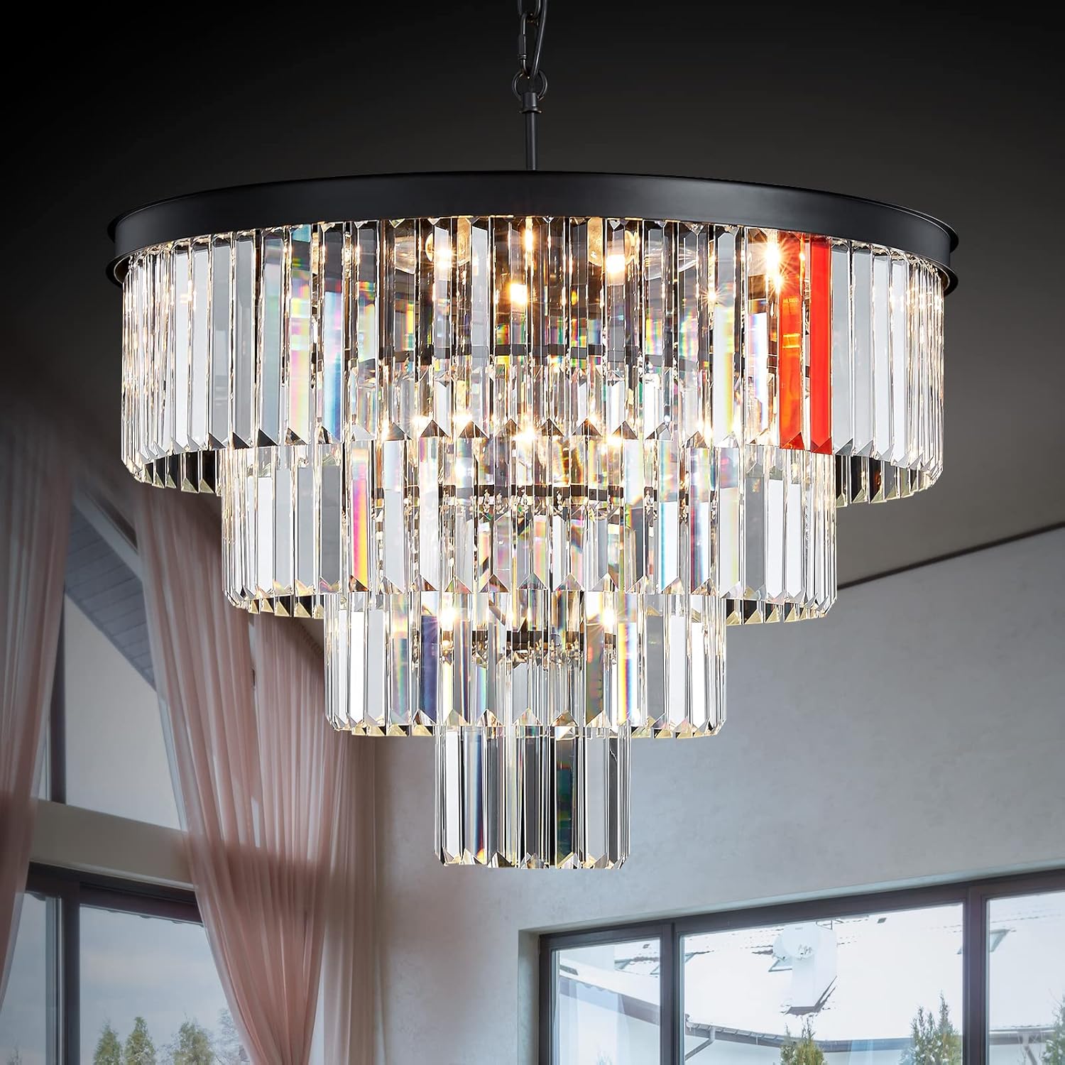 Luxury Modern Crystal Chandeliers, D24.0