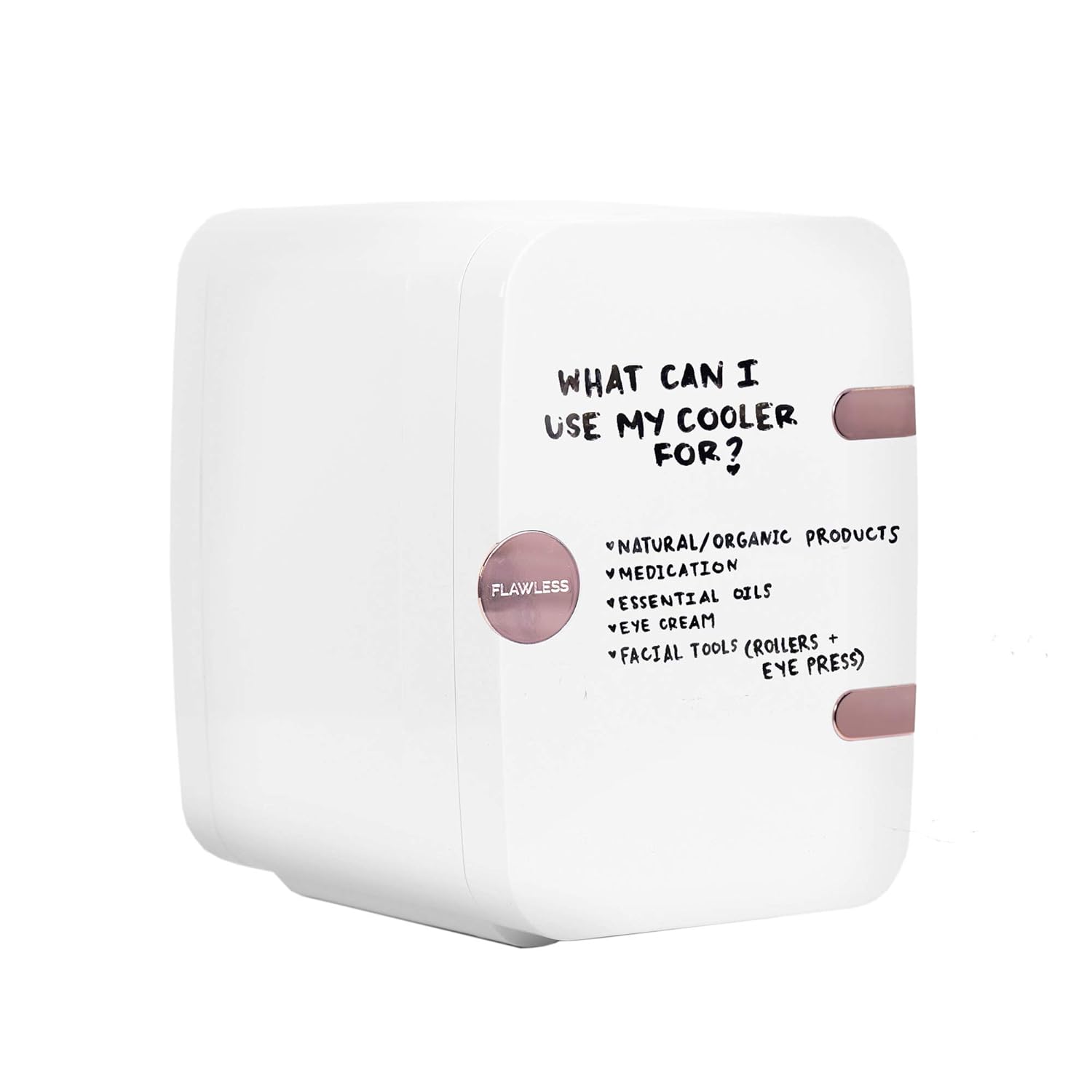 Finishing Touch Flawless Mini Beauty Cooler for Makeup and Skincare, 4 Liter Pack of 2