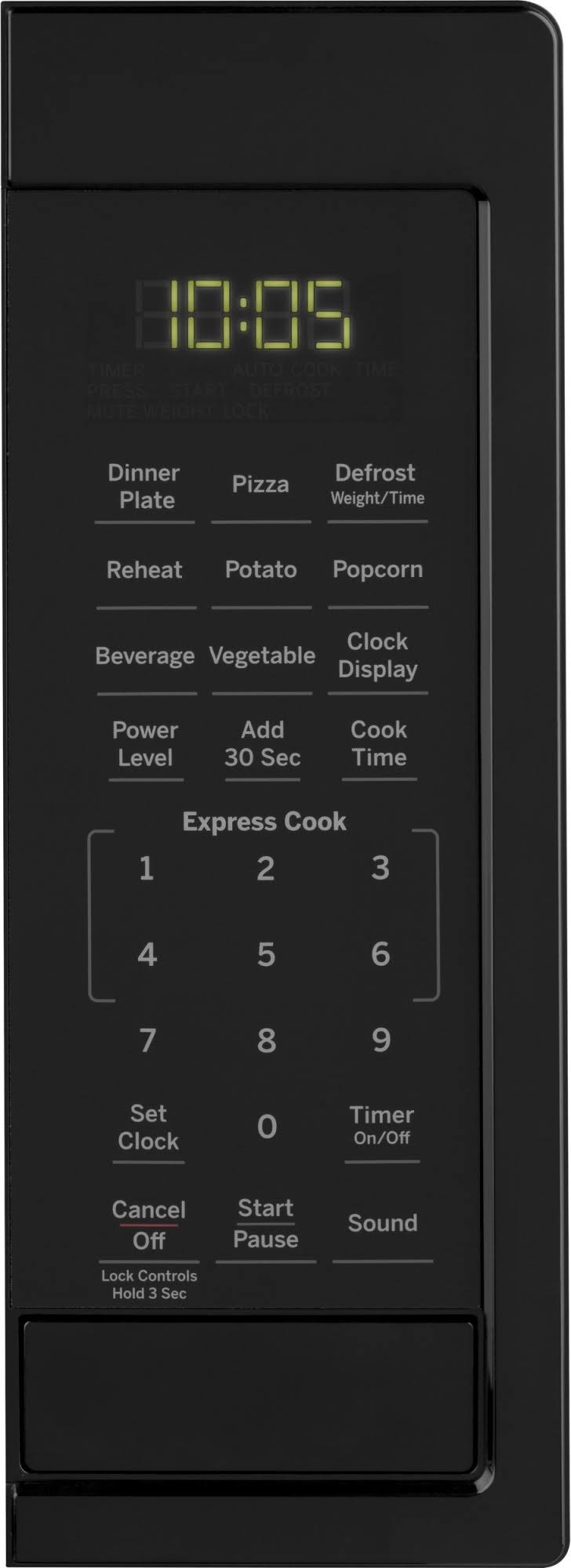 GE JES1095DMBB 0.9 cu.ft. Black Countertop Microwave Oven