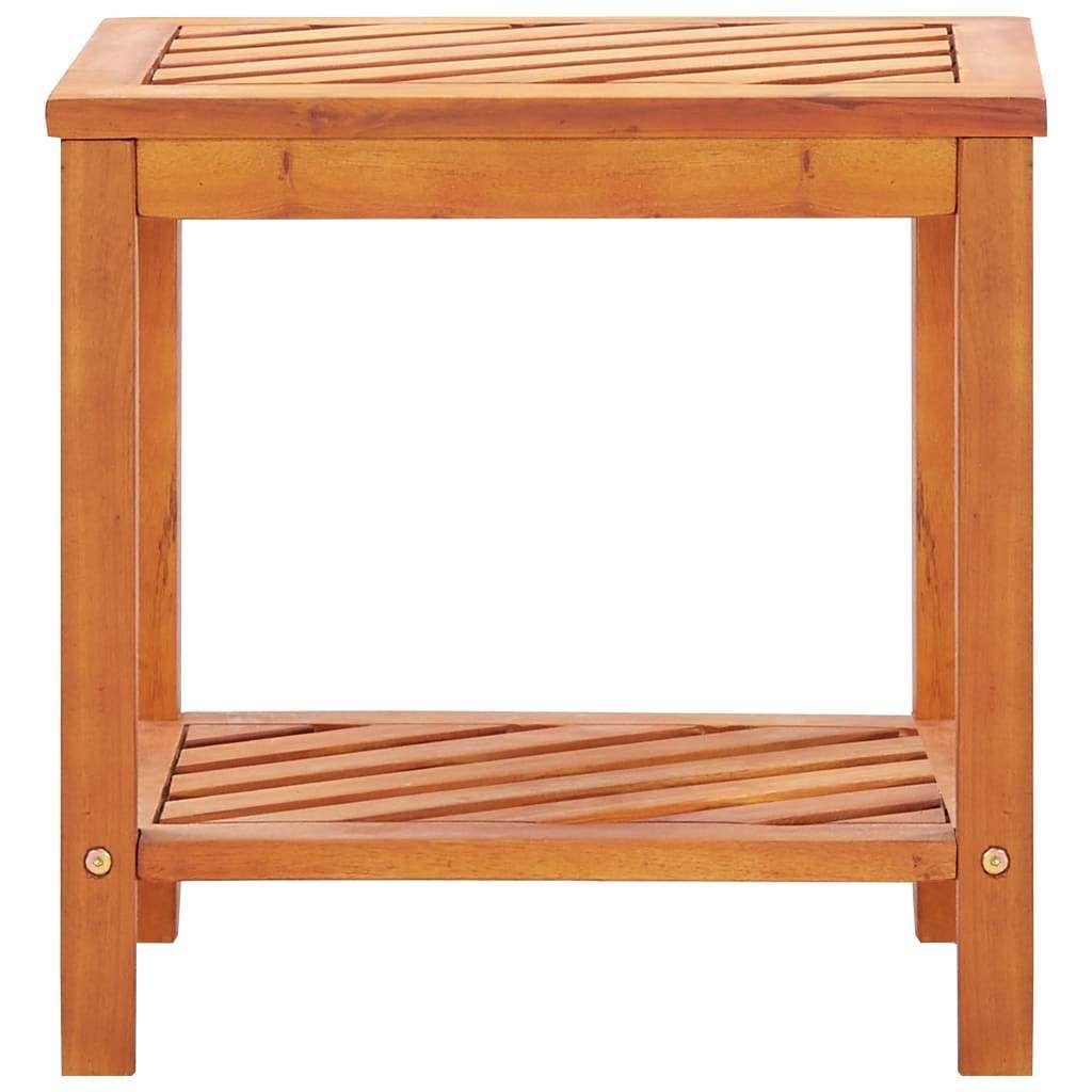 vidaXL Side Table Solid Acacia Wood 17.7x22x13x22x17.7x22