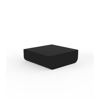 Ulm Plastic Coffee Table Vondom Color: Black