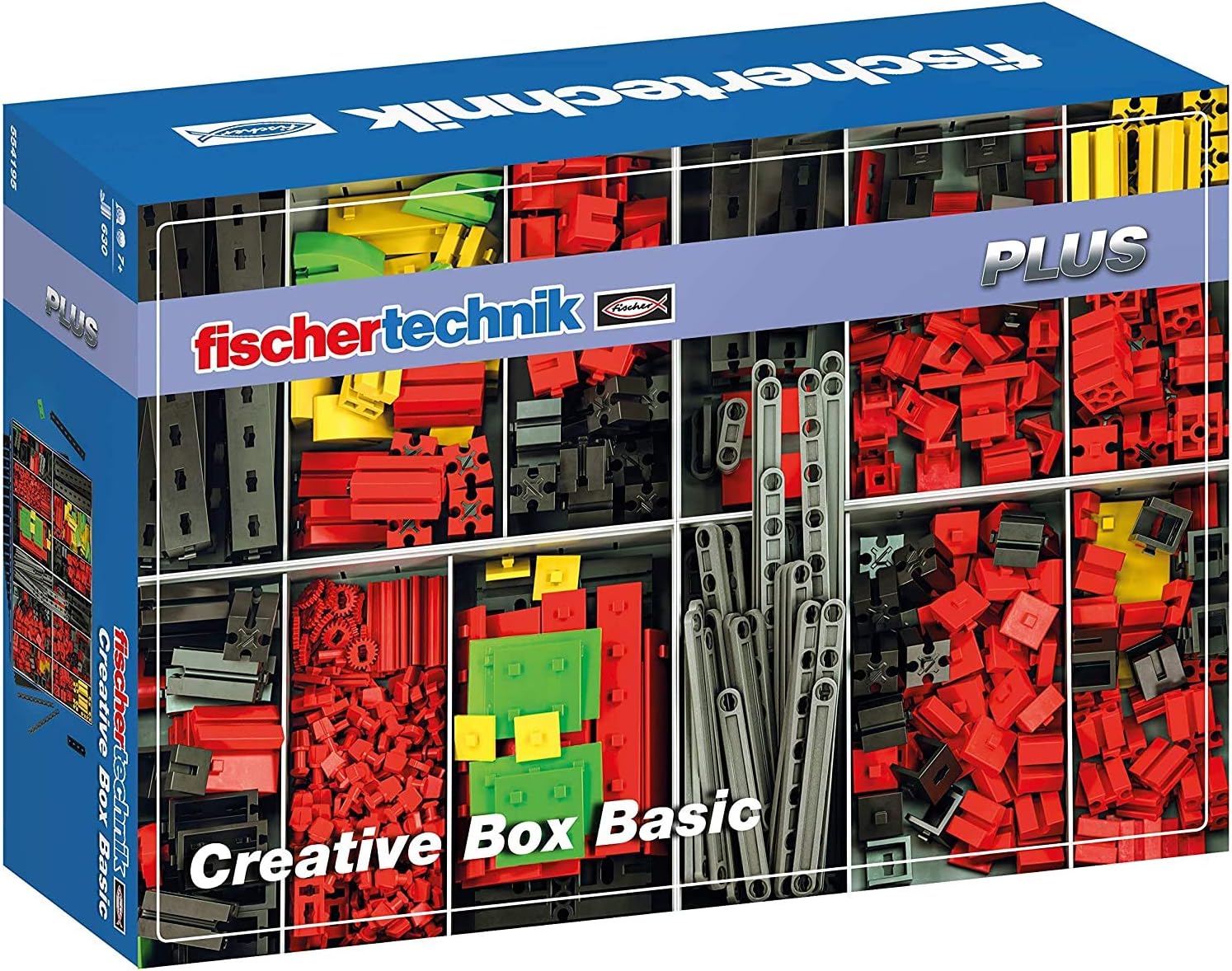fischertechnik Creative Box Basic (Plus) with 630 Construction Pieces of Interactive STEM Learning for Boys and Girls Ages 7 and Up