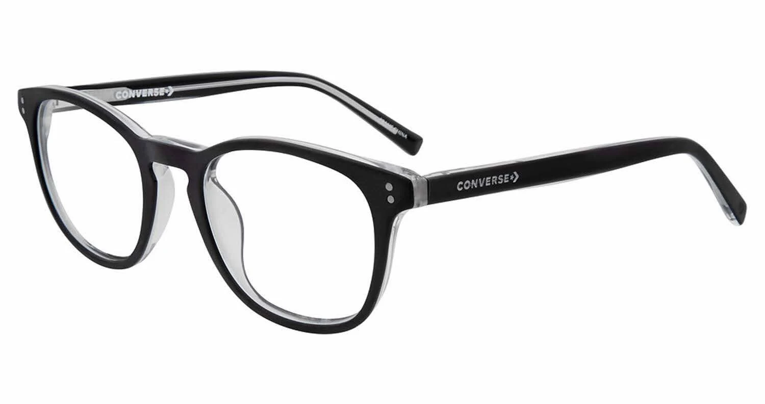 Converse Eyeglasses K305 Black/Crystal 47 mm