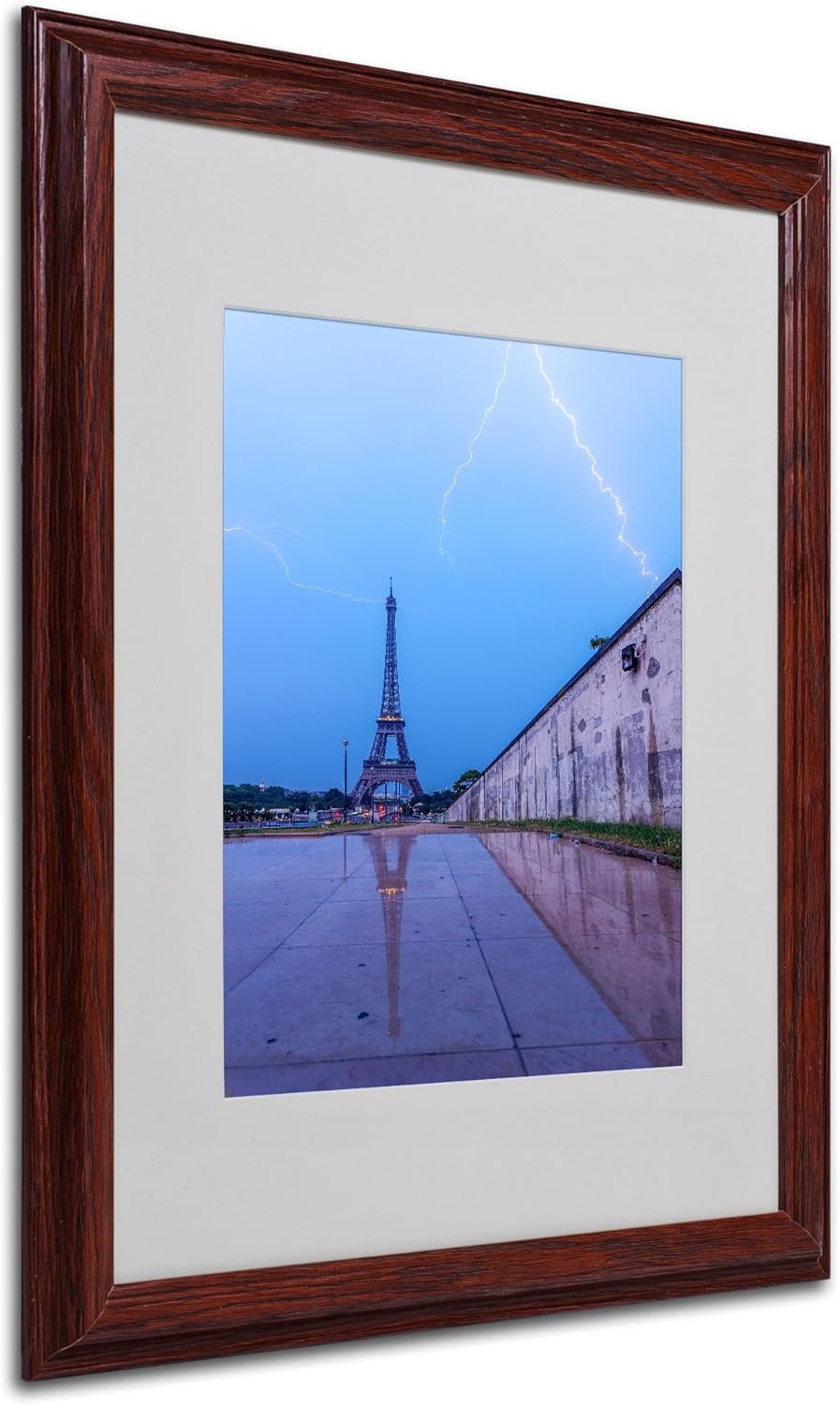 Apocalypse Day Artwork by Mathieu Rivrin, 16 by 20-Inch, Wood Frame Pack of 2