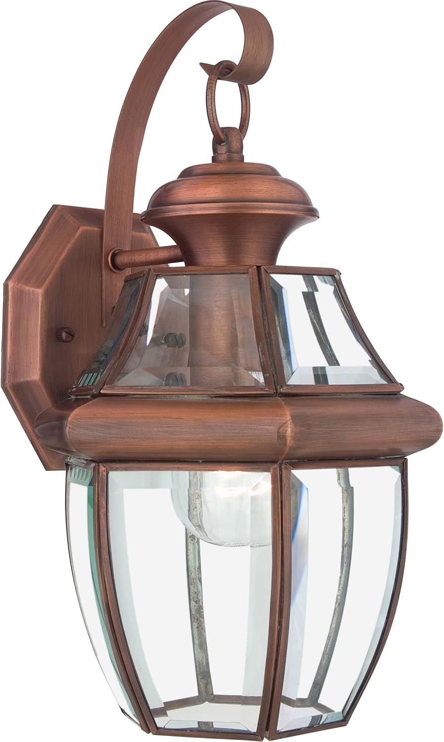 Quoizel NY8316K Newbury Outdoor Wall Lantern Wall Mount Lighting, 1-Light, 150 Watt, Mystic Black (14