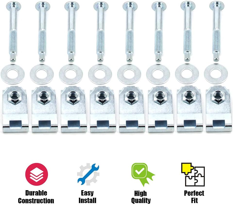USTAR Truck Bed Bolts Mounting Hardware Compatible with Ford F250 F350 F450 F550 Super Duty 1999-2016 924-311 W706640-S900 W706641-S900 W708770S436 XC3Z-9900038-AA 8 Pack