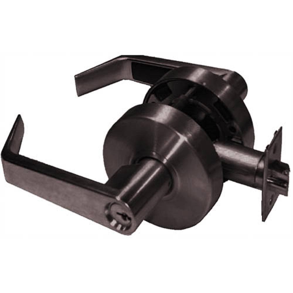 Taco Saturn Series Oil Rubbed Bronze Cylindrical Storeroom Door Leverset Grade 2