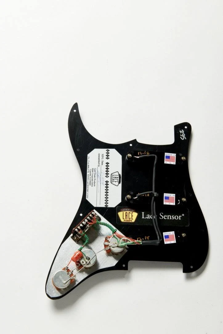 Lace Hot Gold Loaded Pickguard White