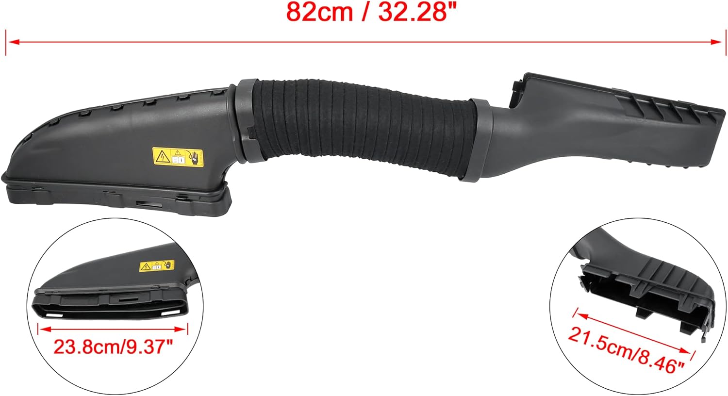 X AUTOHAUX 2700900382 2700900100 Car Air Intake Hose Tube for Mercedes-Benz GLA250 Black