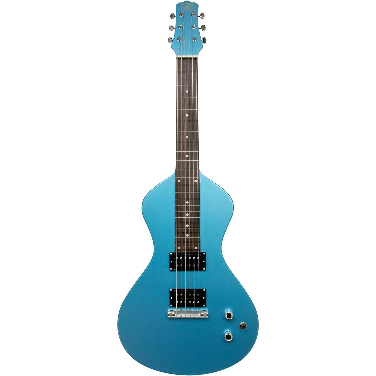 Asher Guitars u0026 Lap Steels Electro Hawaiian Junior Steel Guitar Lake Placid Blue