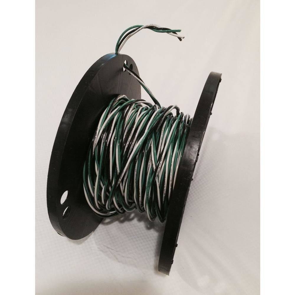 Southwire 250 ft. 12/3 Black/White/Green Solid Cu THHN Tri-Wire