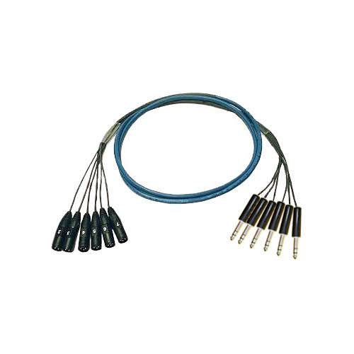 Whirlwind MT-6-M-S-10 10& 6-Channel XLRM-TRSM Multitrack Snake