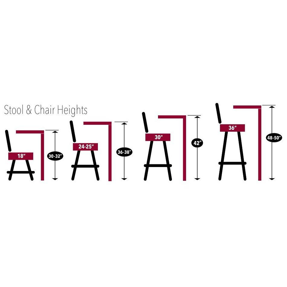 Holland Bar Stool 25x22 Chrome Calgary Flames Double-Ring Swivel Bar Stool with 2.5x22 Ribbed Accent Ring