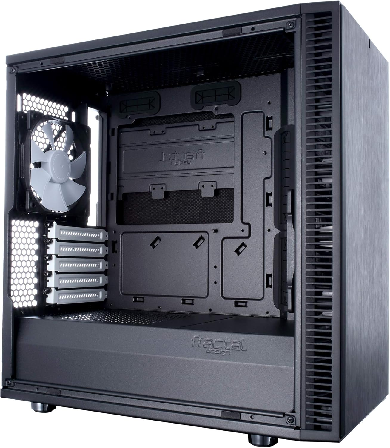 Fractal Design MicroATX Case Cases FD-CA-DEF-Mini-C-BK, Black - Solid