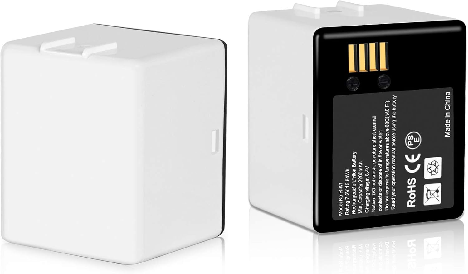 Batteries (2-Pack) Compatible with Arlo Pro, Arlo Pro 2 / Rechargeable 7.2V Upgraded Lithium Li-ion Batteries Pack Pack of 2