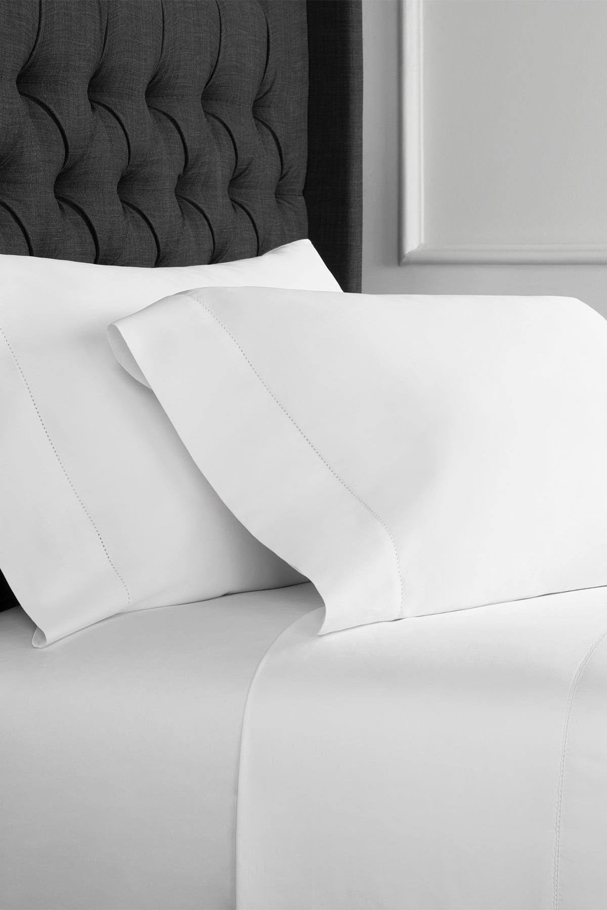 Christopher Knight Collection Queen 1000 Thread Count Hemstitch Sheet Set - White at Nordstrom Rack