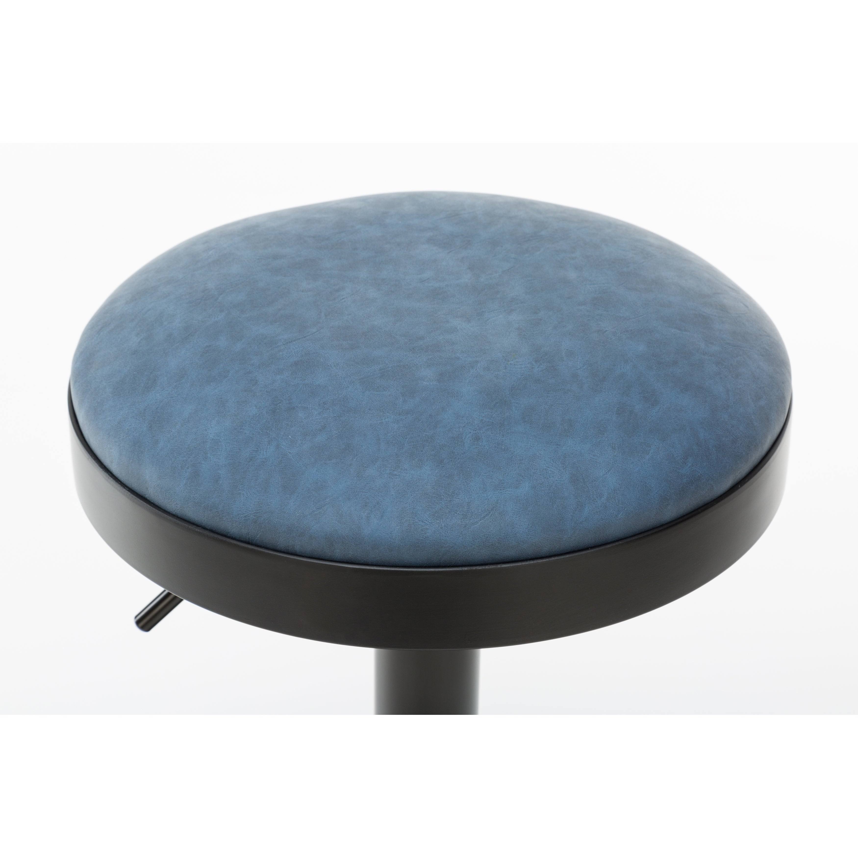 Boraam Copley Backless Adjustable Stool, Blue