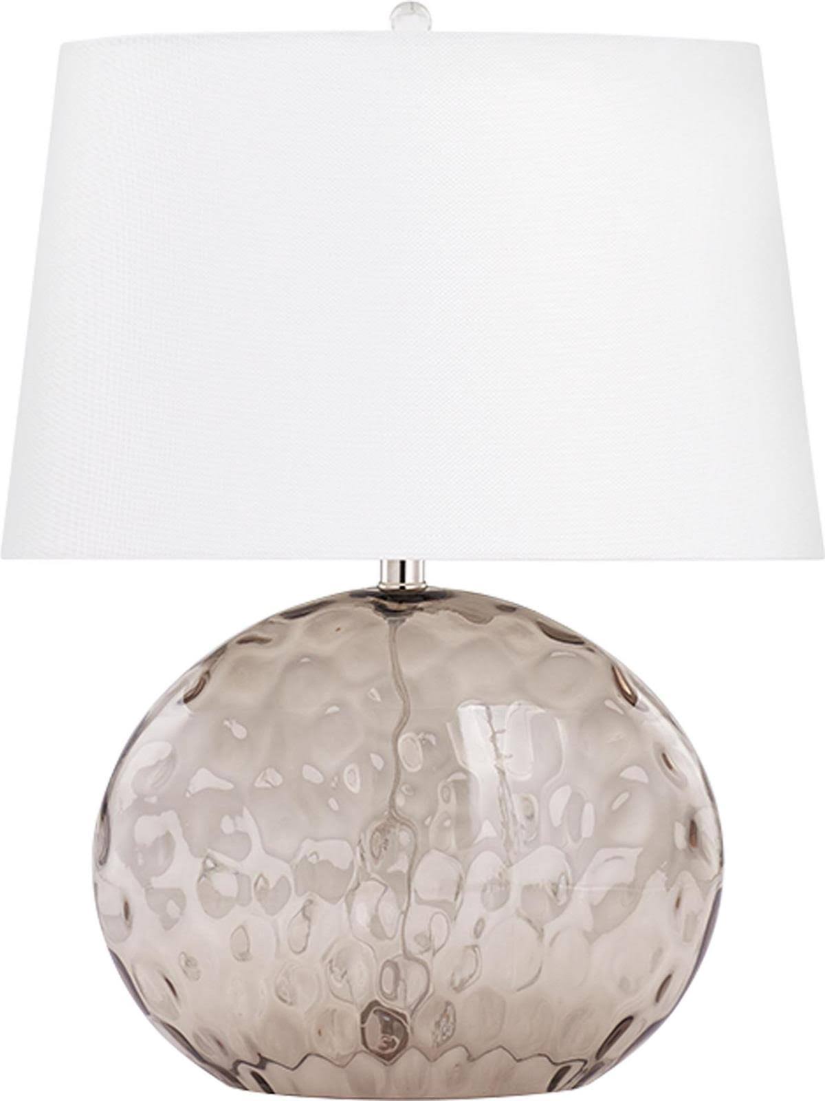 Sturgeon Table Lamp Cyan Design 1-Light White Smoked Gray Black Linen Shade