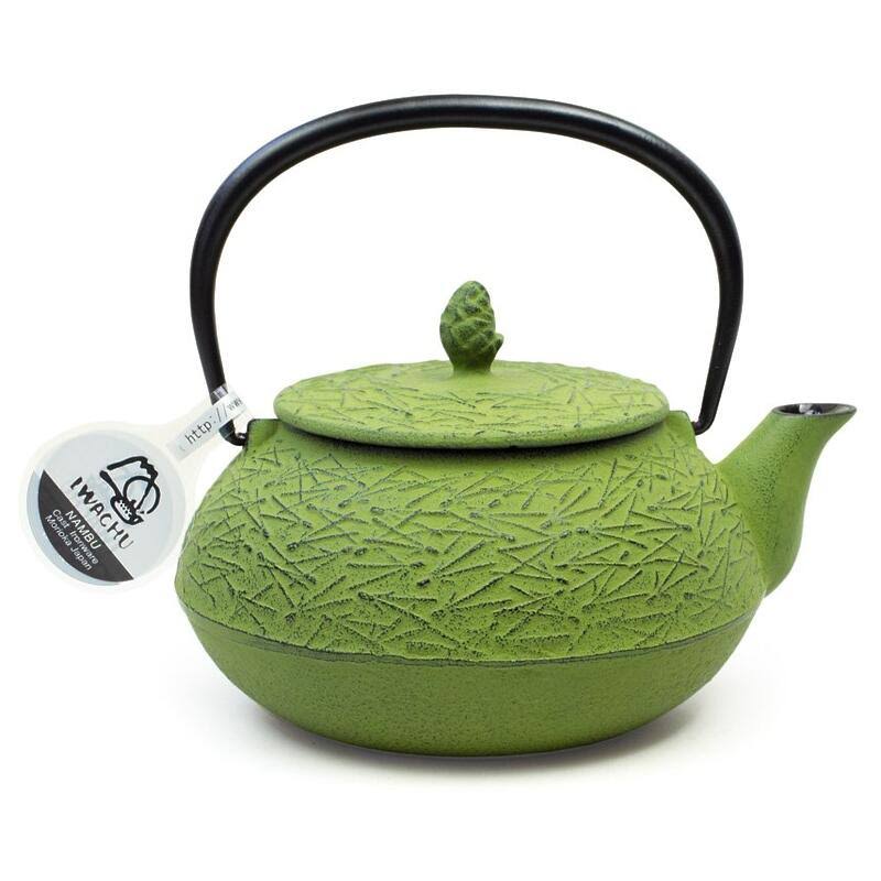 Iwachu Iron Teapot Tetsubin Green Pine Needle