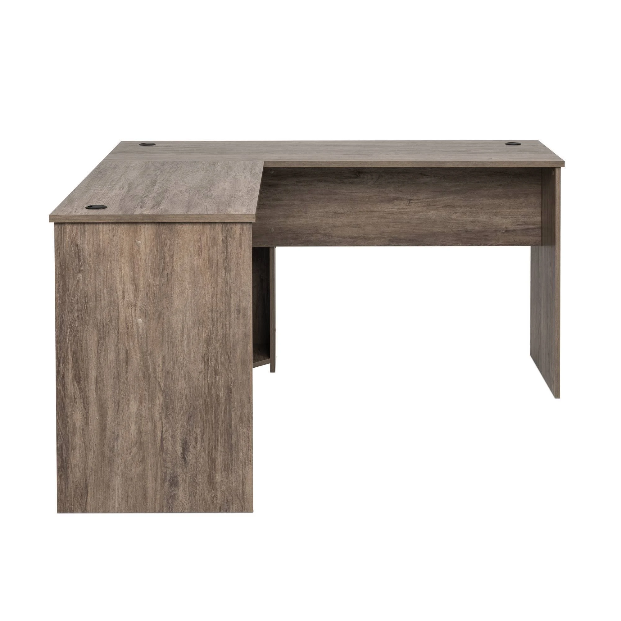 Prepac L-Shaped Desk (Drifted Gray)