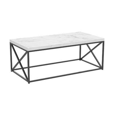 Haggerton Coffee Table Brayden Studio Table Base Color: Black