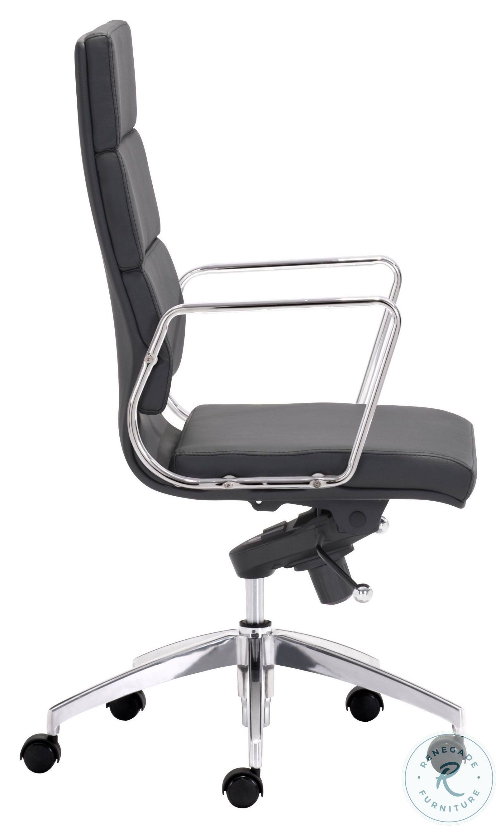 Zuo Modern Engineer High Back Office Chair Black
