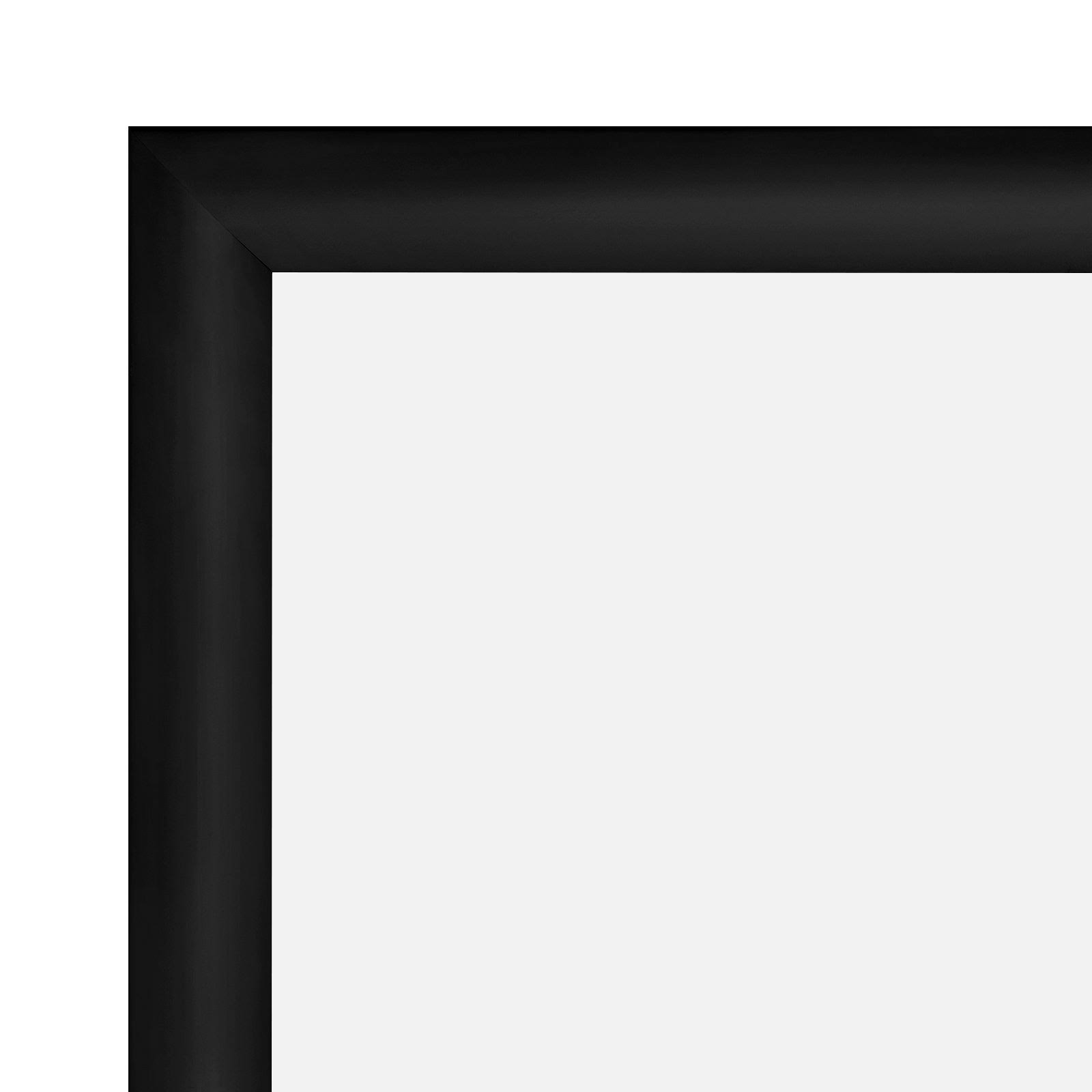 23x23 Black SnapeZo Snap Frame - 1.2x22 Profile