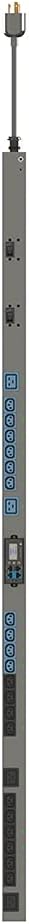 ACCL 5.75Ft Vertical Smart PDU, 12Ft Cord 20+4 Outlets (C13 x20, C19 x4) 200-240V AC, 32A, 1 Pack