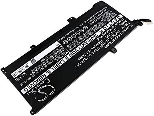 Battery Replacement for HP Envy X360 15-AQ101NB Envy X360 15-AQ100NA Envy X360 15-AQ002UR TPN-W120 843538-541 TPN-W119 MB04XL 844204-850 MB04055XL 844204-855 (3400mAh/15.4V) Pack of 2