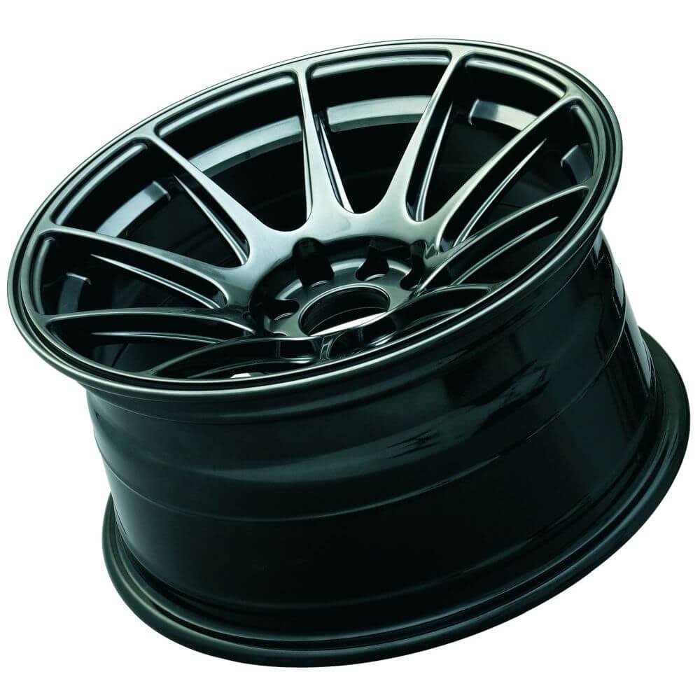 XXR 527 19x8.75 5x114.3 38et Chromium Black Wheel