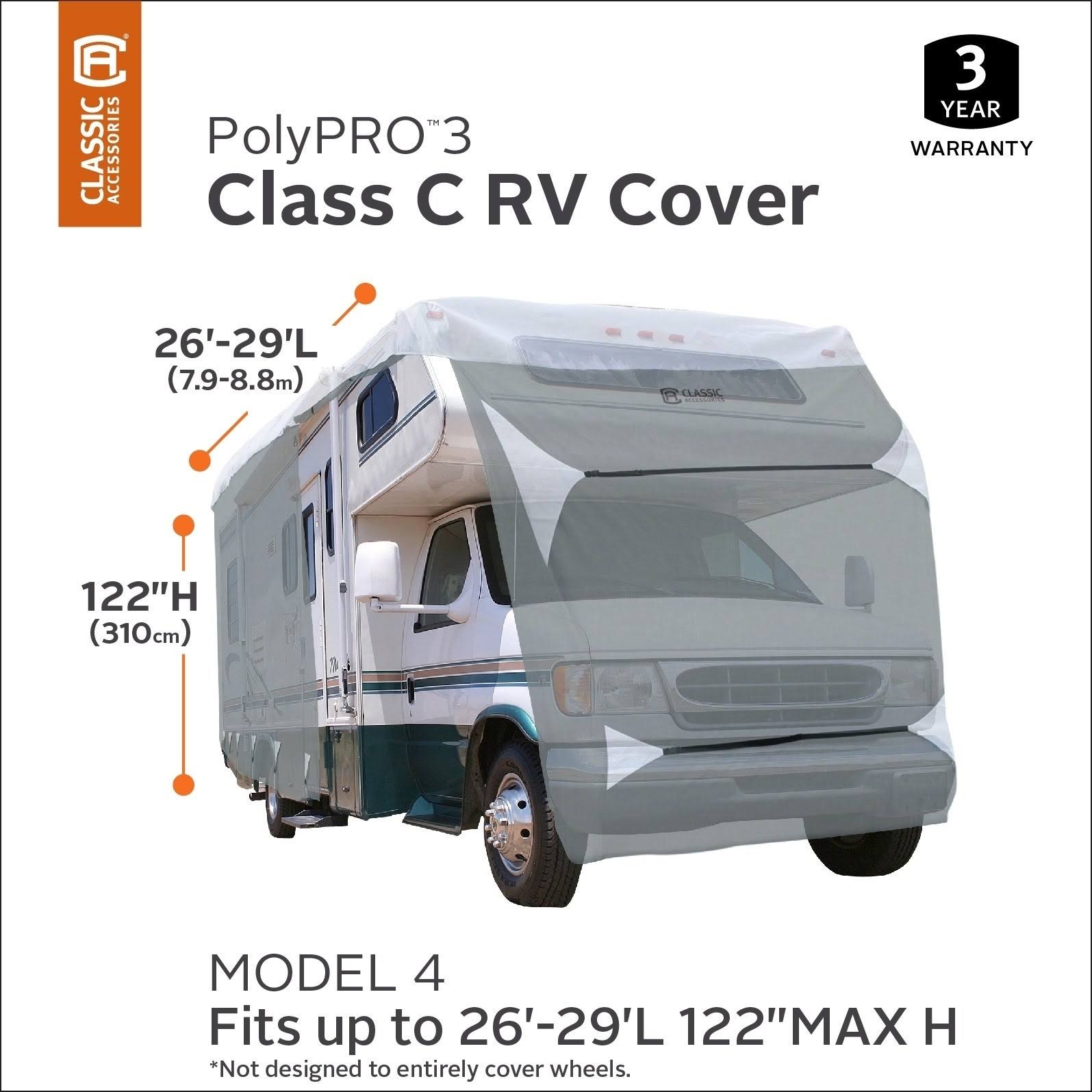 Classic Accessories 79463 Polypro 3 26&-29& Class C RV Cover