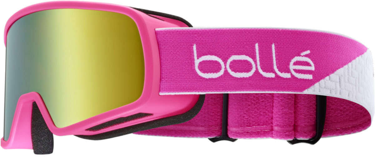 Bolle Nevada Junior Ski Goggles Race Pink Matte/Sunshine Cat 3