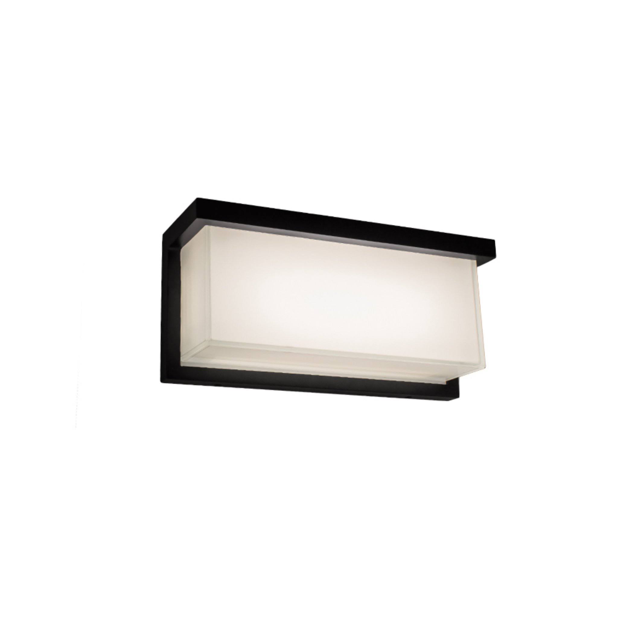 Modern Forms - WS-W1412-BK - LED Outdoor Wall Mount - Ledge - Black