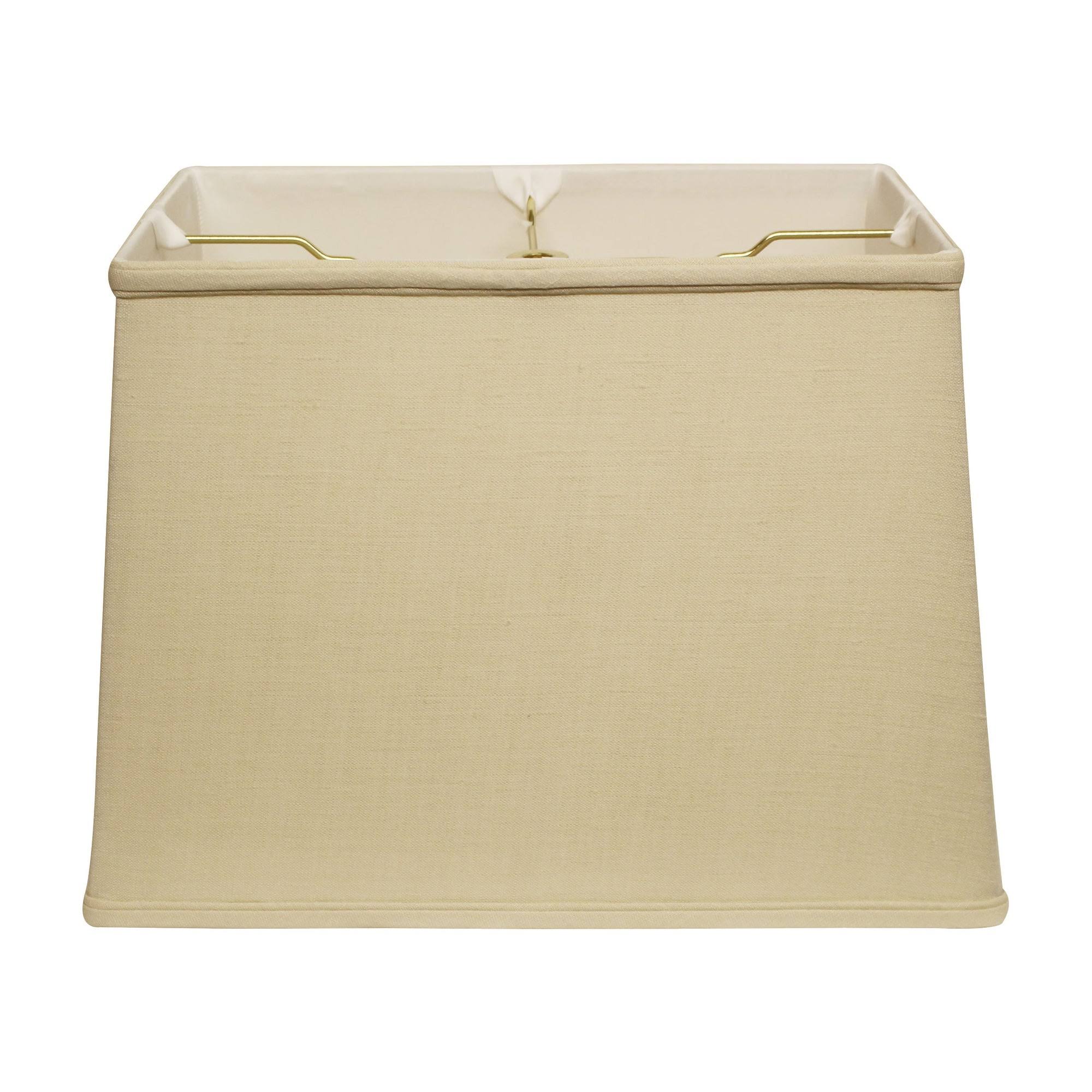 Cloth u0026 Wire Slant Retro Rectangle Softback Lampshade with Tan