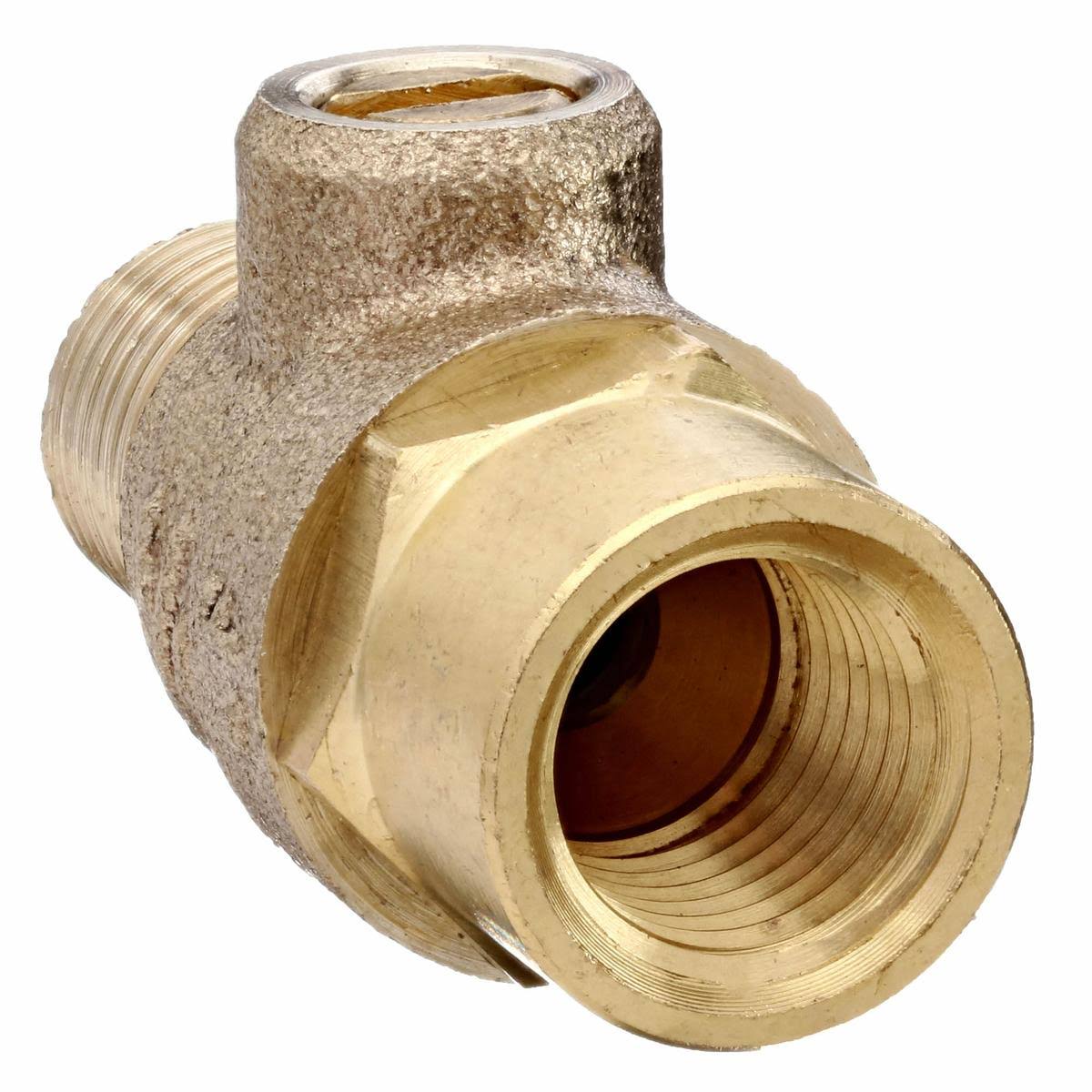 Watts 1/4 LF-TC Test Cock,1/4 In,use w/Backflow Prevent