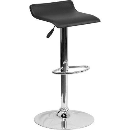 Orren Ellis Whelan Low Back Adjustable Height Swivel Bar Stool